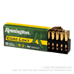 20 Rounds of .32 Win Spl Ammo by Remington Core-Lokt - 170gr SP