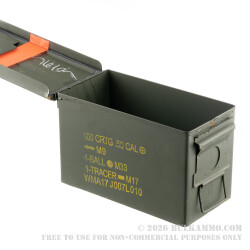 1 Surplus Good Condition Mil-Spec 50 Cal M2A1 Green Ammo Can 1 Surplus Good Condition Mil-Spec 50 Cal M2A1 Green Ammo Can