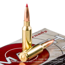 20 Rounds of 6mm ARC Ammo by Hornady V-Match - 80gr ELD-VT