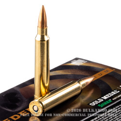 20 Rounds of .300 Win Mag Ammo by Federal - 190gr Sierra Matchking HPBT 