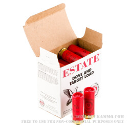 25 Rounds of 12ga Ammo by Estate Cartridge - 1 ounce #7 1/2 shot 25 Rounds of 12ga Ammo by Estate Cartridge - 1 ounce #7 1/2 shot