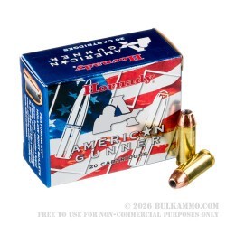 20 Rounds of 10mm Ammo by Hornady American Gunner - 155gr XTP JHP