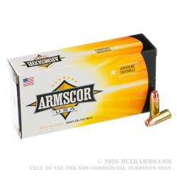1000 Rounds of 9mm +P Ammo by Armscor USA - 115gr JHP
