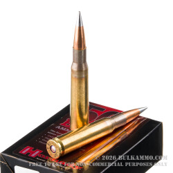 10 Rounds of .50 BMG Ammo by Hornady Match - 750gr A-Tip Match