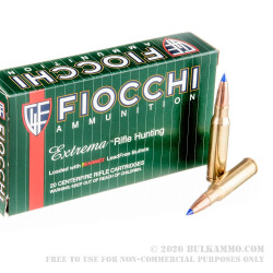 20 Rounds of .308 Win Lead Free Ammo by Fiocchi - Barnes 168gr TTSX 20 Rounds of .308 Win Lead Free Ammo by Fiocchi - Barnes 168gr TTSX