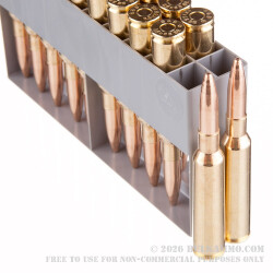 20 Rounds of 6.5x55mm SE Ammo by Sellier & Bellot - 140gr FMJ