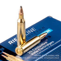 20 Rounds of .22-250 Rem Ammo by Prvi Partizan - 55gr SP