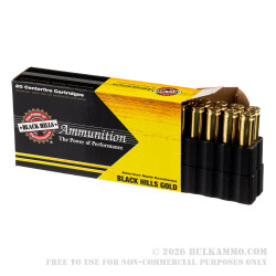 20 Rounds of .243 Win Ammo by Black Hills Gold - 58gr V-MAX