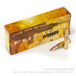 20 Rounds of 6.8 SPC Ammo by Remington - 115gr Fusion 20 Rounds of 6.8 SPC Ammo by Remington - 115gr Fusion