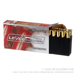 20 Rounds of 30-30 Win Ammo by Hornady - 140gr Polymer Tipped