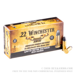 500 Rounds of .22 Win Auto Ammo by Aguila - 45gr LRN (Winchester Model 1903 Rifle Only!)