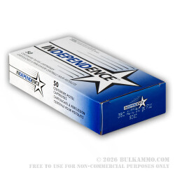 50 Rounds of .380 ACP Ammo by Independence - 90gr FMJ