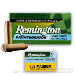 357 Mag Remington Disintegrator Frangible Ammo For Sale