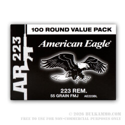 1000 Rounds of .223 Ammo by Federal - 55gr FMJ Packaged in Ammo Can 1000 Rounds of .223 Ammo by Federal - 55gr FMJ Packaged in Ammo Can