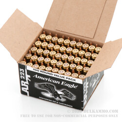 1000 Rounds of .223 Ammo by Federal - 55gr FMJ Packaged in Ammo Can 1000 Rounds of .223 Ammo by Federal - 55gr FMJ Packaged in Ammo Can