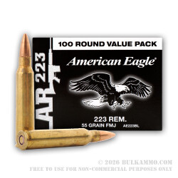 1000 Rounds of .223 Ammo by Federal - 55gr FMJ Packaged in Ammo Can 1000 Rounds of .223 Ammo by Federal - 55gr FMJ Packaged in Ammo Can