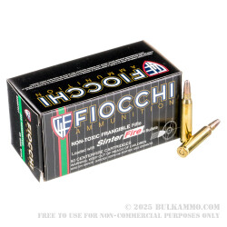 50 Rounds of .223 Ammo by Fiocchi - 45 gr Frangible