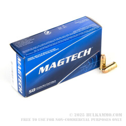 50 Rounds of .40 S&W Ammo by Magtech - 180gr FMJ