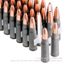 40 Rounds of 7.62x39mm Ammo by Tula - 124gr HP