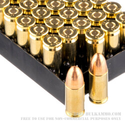 1000 Rounds of 9mm Ammo by Sellier & Bellot - 124gr FMJ