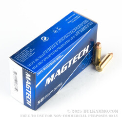 50 Rounds of .357 Mag Ammo by Magtech - 158gr FMJ FN