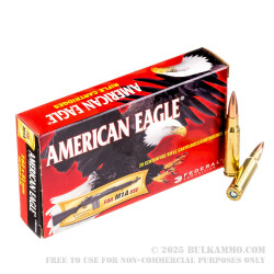 20 Rounds of 7.62x51mm Ammo by Federal - 168gr OTM