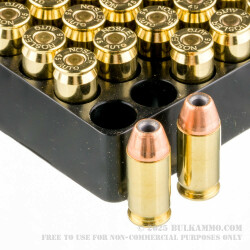 50 Rounds of Match Grade .45 ACP Ammo by Nosler Ammunition - 230gr JHP