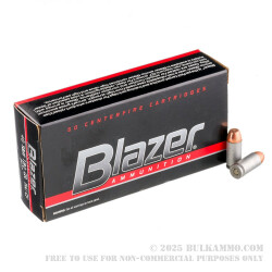 1000 Rounds of .40 S&W Ammo by Blazer - 180gr TMJ