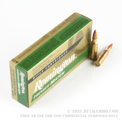 20 Rounds of 6.8 SPC Ammo by Remington - 115gr MatchKing HPBT