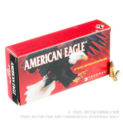 1000 Rounds of .25 ACP Ammo by Federal American Eagle - 50gr FMJ