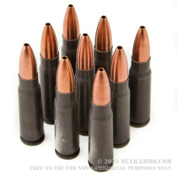 1000 Rounds of 7.62x39mm Ammo by Wolf - 122gr HP