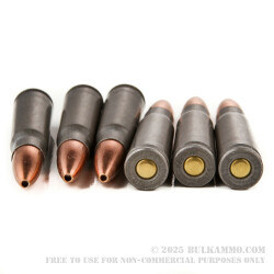 1000 Rounds of 7.62x39mm Ammo by Wolf - 122gr HP