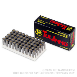 50 Rounds of 9x18mm Makarov Ammo by Tula - 92gr FMJ