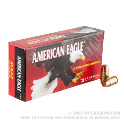 50 Rounds of .45 GAP Ammo by Federal American Eagle - 185gr TMJ