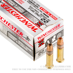 3000 Rounds of .22 LR Ammo by Winchester - 36gr CPHP HV in Wooden Boxes