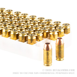 1000 Rounds of .40 S&W Ammo by Speer Lawman Clean-Fire - 165gr TMJ FN