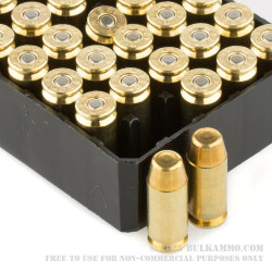 50 Rounds of .40 S&W Ammo by Remington - 165gr MC