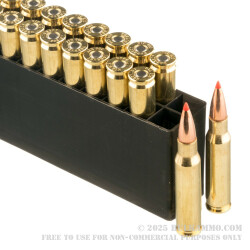 20 Rounds of .308 Win Ammo by Hornady Superformance - 150gr SST