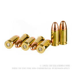 200 Rounds of 9mm Ammo by Ammo Inc. - 124gr TMJ