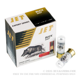 250 Rounds of 12ga Ammo by JET - 00 Buck