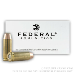 50 Rounds of 10mm Ammo by Federal - 180gr FMJ