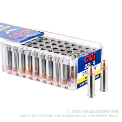 50 Rounds of .22 LR Stinger Ammo by CCI - 32 gr CPHP