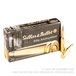 500 Rounds of 6.5 Creedmoor Ammo by Sellier & Bellot - 131gr SP