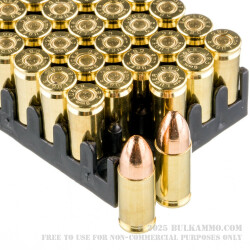 50 Rounds of 9mm Ammo by Magtech - 115gr FEB