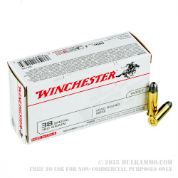 500 Rounds of .38 Special Ammo by Winchester Super-X - 150gr LRN