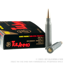 1000 Rounds of .223 Rem Ammo by Tula - 55gr FMJ