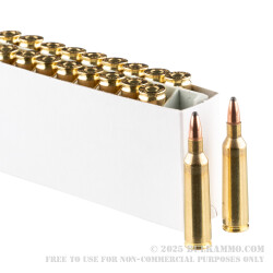 20 Rounds of .22-250 Rem Ammo by Prvi Partizan - 55gr SP