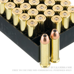 50 Rounds of .357 Mag Ammo by Fiocchi - 158gr JHP