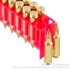 20 Rounds of .222 Rem Ammo by Fiocchi - 50gr VMAX