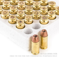 50 Rounds of .40 S&W Ammo by Winchester - 180gr JHP Bonded